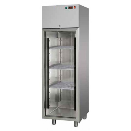 Armadio frigo +0° / +10° da 600 litri porta vetro