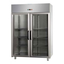 Armadio frigo  -18° / -22° da 1400 litri porta vetro (60x40)