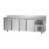 Tavolo Refrigerato GN 1/1  4 porte con alzatina prof. 70 cm