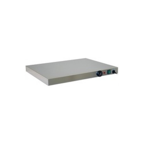 Piano inox riscaldato 33x53 H 6 cm