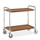 Carrello Cromato a 2 Piani