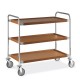 Carrello Cromato a 3 Piani