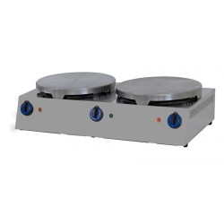 Crepiera elettrica doppio piano 35 cm
