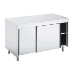 Tavolo Armadiato inox 100 x 70    H 85 cm