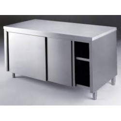 Tavolo Armadiato inox 100 x 70    H 85 cm