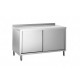 Tavolo Armadiato inox 100 x 70    H 85 cm