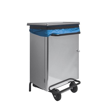 Pattumiera inox 70 litri