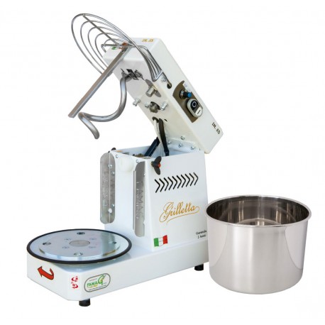 Impastatrice a spirale 5 Kg MINI Testa Alzabile