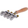 Tagliapasta 4 lame inox dentate regolabili