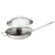 Padella WOK acciaio inox con griglia