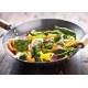 Padella WOK acciaio inox con griglia