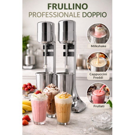 Frullino Professionale 900 cc doppio bicchiere