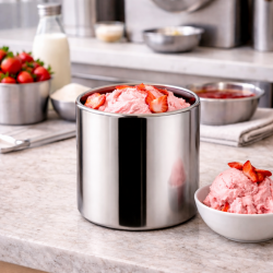 Carapina inox H 25 cm