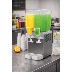 Erogatore di bevande fredde 2 gusti vasca 5/8 litri