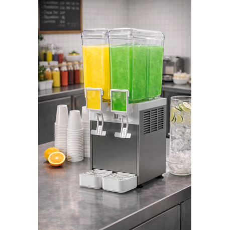 Erogatore di bevande fredde 2 gusti vasca 5/8 litri