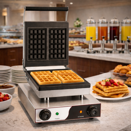 Piastra Waffel 1 postazione