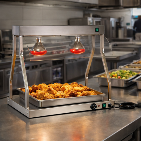 Piano inox riscaldato a infrarossi