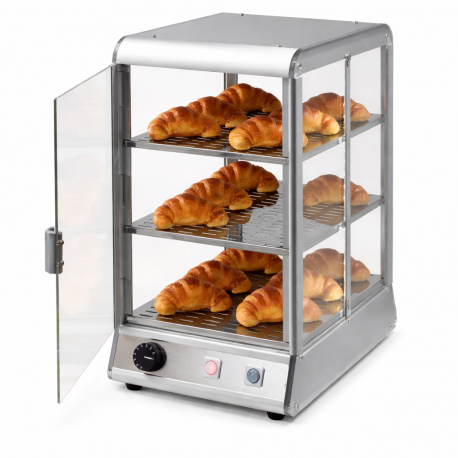 Vetrina riscaldata a colonna 3 piani