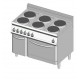 Piano Cottura elettrico 6 piastre 105x70 con forno