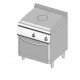 Piano cottura tutta piastra GAS 70x70 con forno GAS