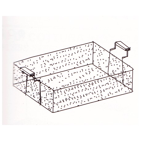 Cestello friggitrice 36,5 x 54 h 12 cm